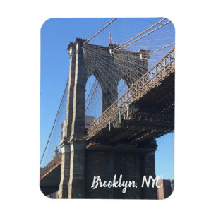 Brooklyn Bridge Sky New York City NYC Magneet
