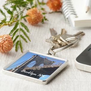 Brooklyn Bridge Sky New York City NYC Sleutelhanger