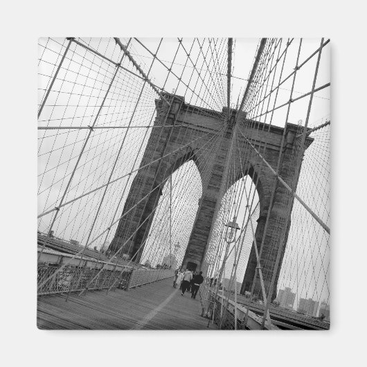 Brooklyn Bridge Slant Magnet Magneet (Voorkant)
