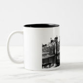 Brooklyn Bridge Two-Tone Coffee Mok (Links)