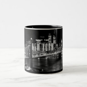 Brooklyn Bridge Two-Tone Coffee Mok