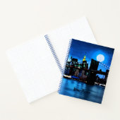 Brooklyn Bridge Under a Pleine lune Journal (Intérieur)
