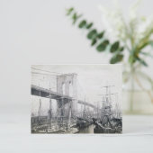 Brooklyn Bridge vers 1883 Carte postale (Debout devant)