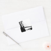 Brooklyn Bridge Vierkante Sticker (Envelop)