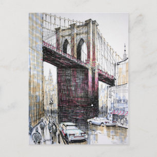 Brooklyn Bridge, VS-Briefkaart Briefkaart