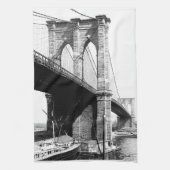 Brooklyn Bridge Waterfront Serviettes de cuisine (Vertical)