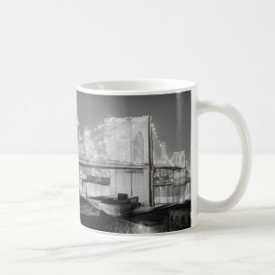 Brooklyn Bridge zwart-wit Koffiemok