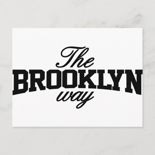  Brooklyn Briefkaart (Voorkant)