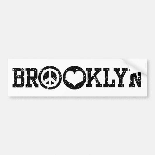 Brooklyn Bumpersticker (Voorkant)