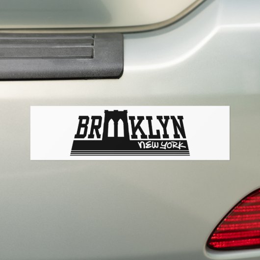 Brooklyn Bumpersticker (Op auto)