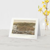 Brooklyn, carte panoramique de NY - 1879 (Fleur jaune)