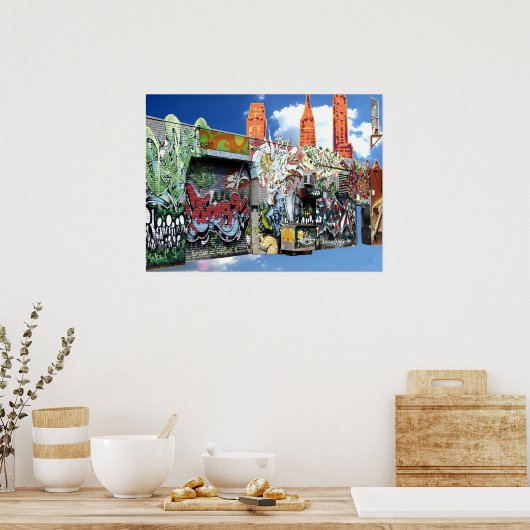 Brooklyn collage poster (Keuken)