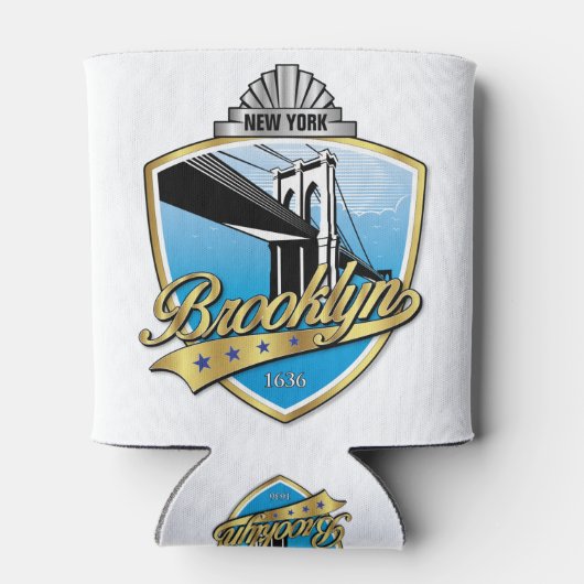 Brooklyn Design Gold Blikjeskoeler (Achterkant)