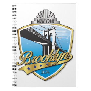 Brooklyn Design Gold Notitieboek
