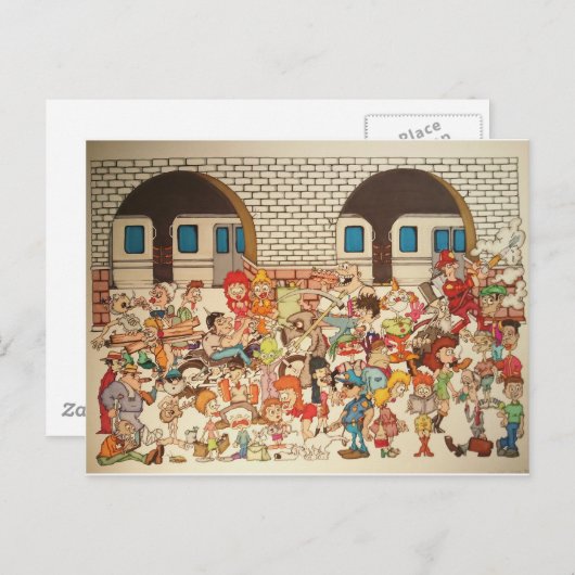 Brooklyn Down under Briefkaart (Voorkant / Achterkant)