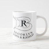 BROOKLYN EST NÉ ET A ÉLEVÉ JUMBO MUG (Droite)