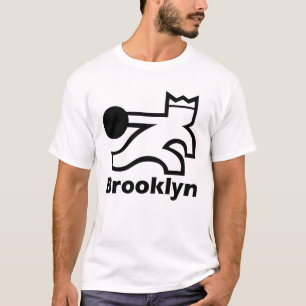 Brooklyn Funny Bowling grafische Mannen Vrouwen T-shirt