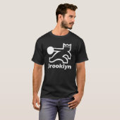 Brooklyn Funny Bowling Graphic T-shirt (Voorkant volledig)