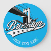 Brooklyn Gold-Sjabloon Grote Klok (Voorkant)