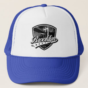 Brooklyn Gold Swoosh Design Sjabloon Trucker Hat Pet
