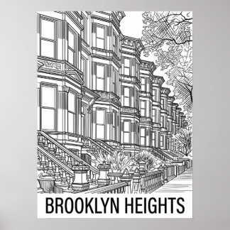 Brooklyn Heights Brooklyn Poster