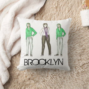 Brooklyn Hipsters Greenpoint Williamsburg NYC Kussen