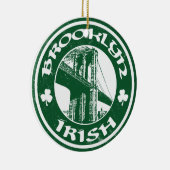 Brooklyn Irish Keramisch Ornament (Rechts)