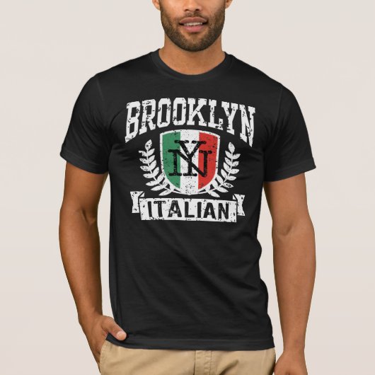 Brooklyn Italiaans T-shirt (Voorkant)