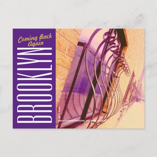 Brooklyn-Komende weer terug Briefkaart (Voorkant)