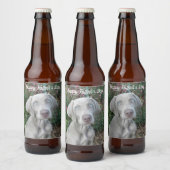 Brooklyn le Weimaraner - Étiquette de bière person (Bouteilles)