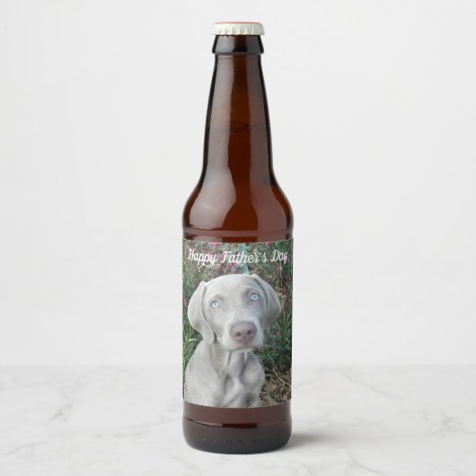 Brooklyn le Weimaraner - Étiquette de bière person (Devant)