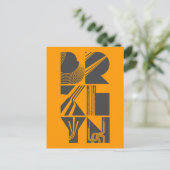 Brooklyn Lines Briefkaart (Staand voorkant)