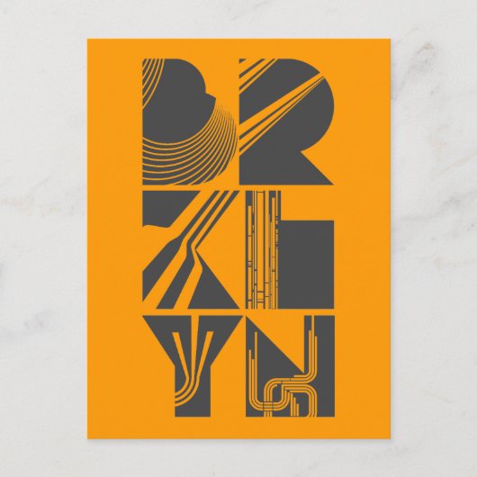 Brooklyn Lines Briefkaart (Voorkant)