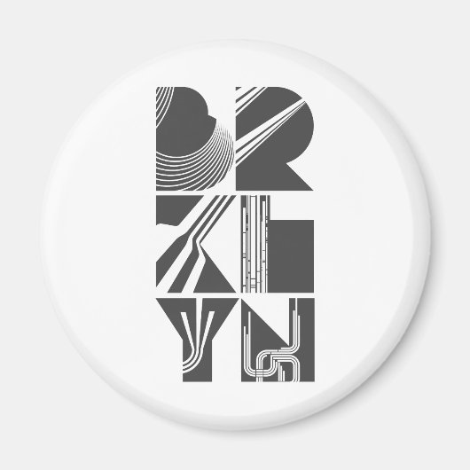 Brooklyn Lines Magneet (Voorkant)