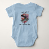 Brooklyn Logo Ontwerp Romper (Achterkant)
