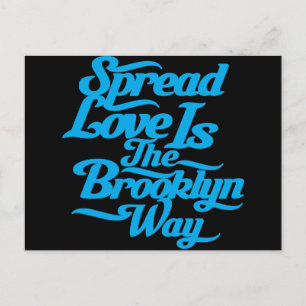 Brooklyn Love Blue Briefkaart