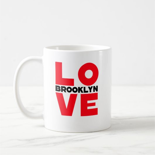 Brooklyn Love Coffee Mug (Gauche)