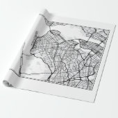 Brooklyn Map Illustratie Cadeaupapier (Uitgerold)