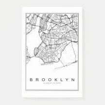 Brooklyn Map Illustratie