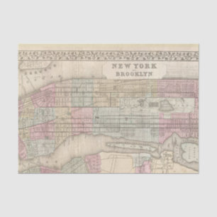 Brooklyn Map Tissuepapier