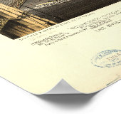 Brooklyn New York 1879 Antiek Panorama Poster (Hoek)