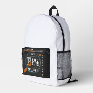 Brooklyn new york bedrukte rugzak