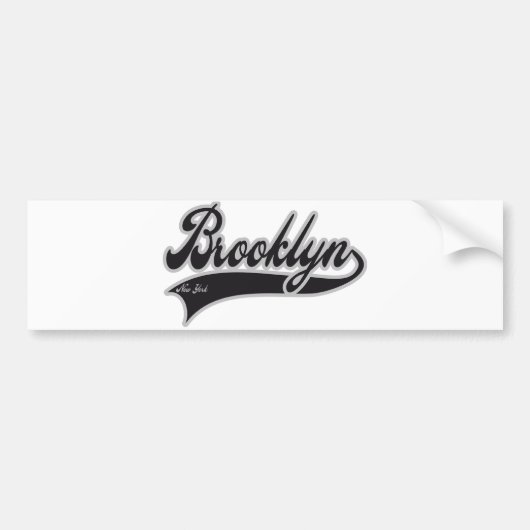 Brooklyn New York Bumpersticker (Voorkant)