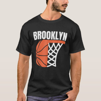 Brooklyn new york city basketbal-net t-shirt