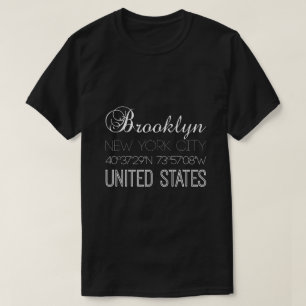 Brooklyn, New York City elegant T-shirt