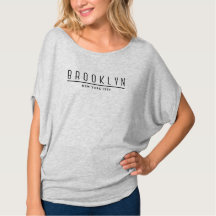 Brooklyn, New York City top shirt voor vrouwen