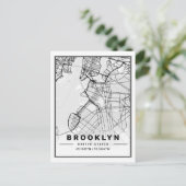 Brooklyn New York États-Unis Travel City Carte (Debout devant)