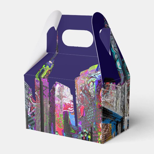 Brooklyn, New York in graffiti Bedankdoosjes (Achterkant)