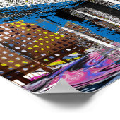 Brooklyn, New York in Graffiti Poster (Hoek)