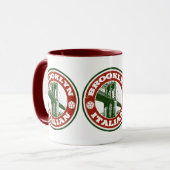 Brooklyn New York Italiens Mug (Devant gauche)